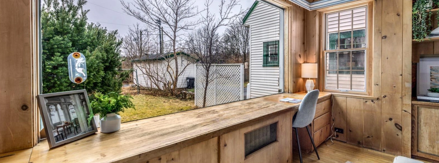 Cozy workspace with a view in Churchill Park, perfect for homes for sale in the area