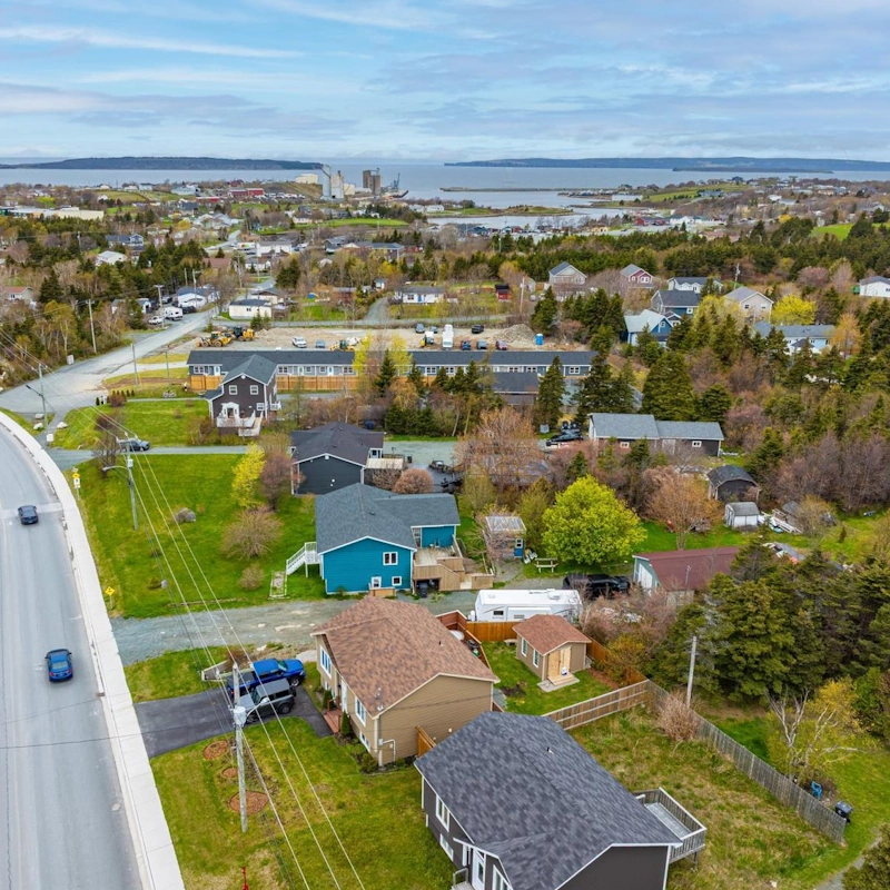 Scenic ocean view from a neighbourhood in Conception Bay South, NL.